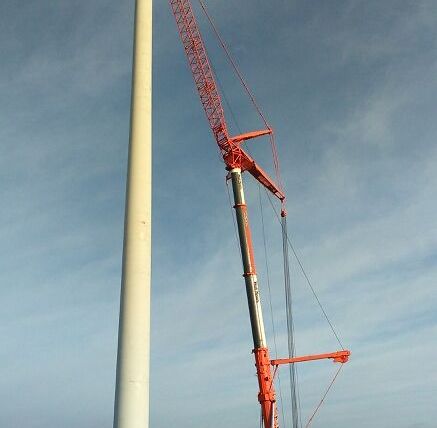 Výstavba větrných elektráren